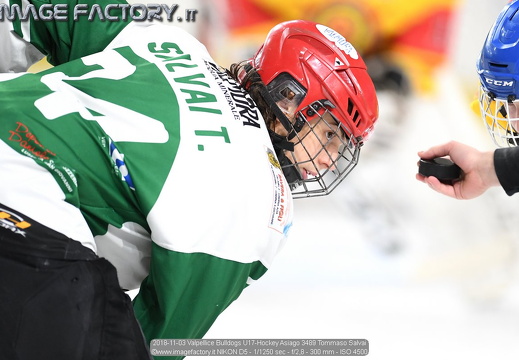 2018-11-03 Valpellice Bulldogs U17-Hockey Asiago (3-5)